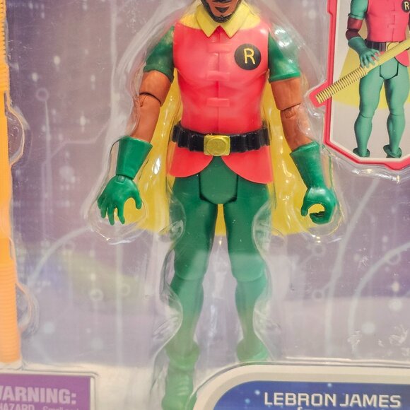 Space Jam: A New Legacy Lebron James (Robin) Baller 5" Action Figure - Picture 5 of 10